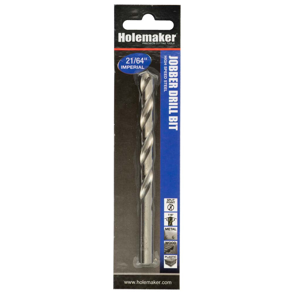 Holemaker Jobber Drill 21/64in - 1pc (Carded) | ISL