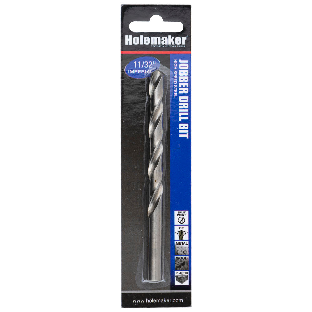 Holemaker Jobber Drill 11/32in - 1pc (Carded) | ISL