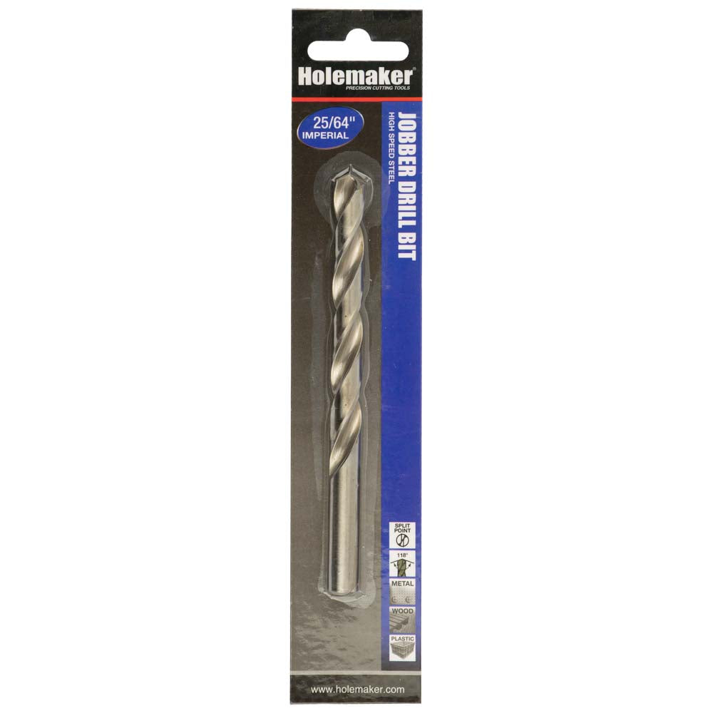 Holemaker Jobber Drill 25/64in - 1pc (Carded) | ISL