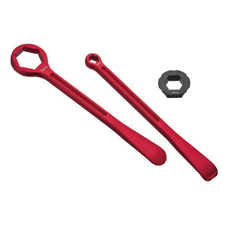Combo Axle Tire Wrench Lever Set Metric Kit 32mm 22mm Axles 10mm 12mm Axle Adjustor And Rim Lock Nut | Formula