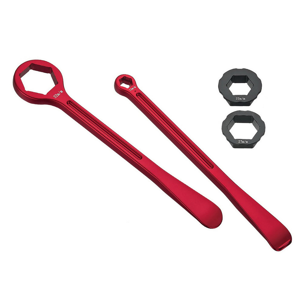 Combo Axle Tire Wrench Lever Set Metric Kit 32mm 27mm 22mm Axles 10mm ...