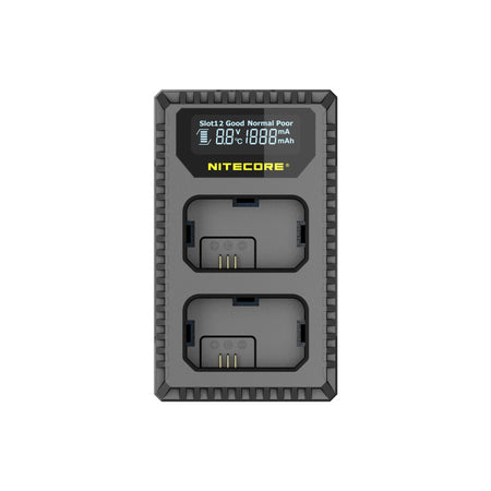 Nitecore Usn1 Dual-Slot Usb Travel Charger For Sony Np-Fw50 Li-Ion Batteries