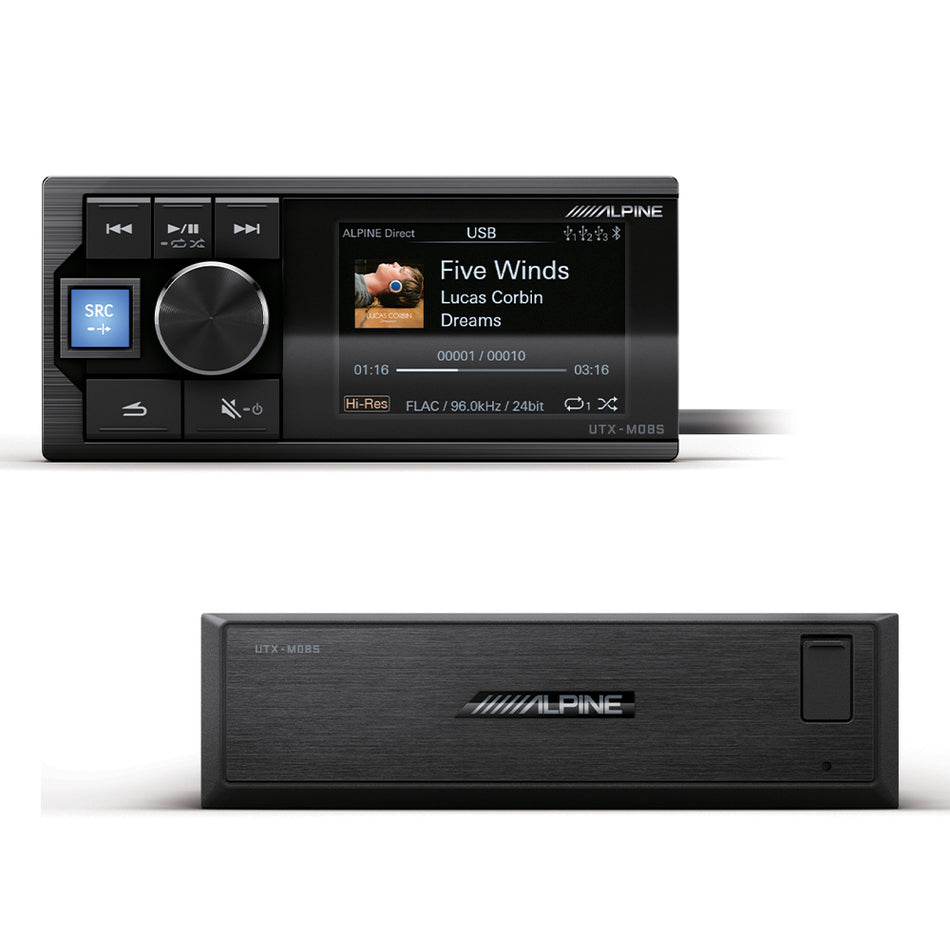 Alpine Head Unit Add-In Dsp Hi-Res Audio Digital Media Player With Bluetooth
