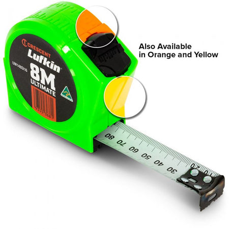 Crescent Lufkin Ultimate Tape 8M x 25mm | Accent Tools
