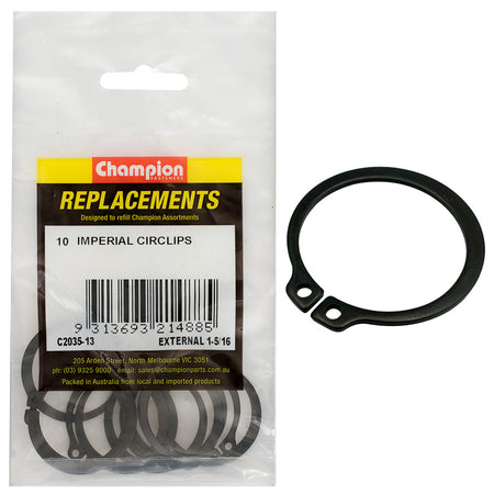 Champion 1-5/16in Imperial External Circlip -10pk | ISL