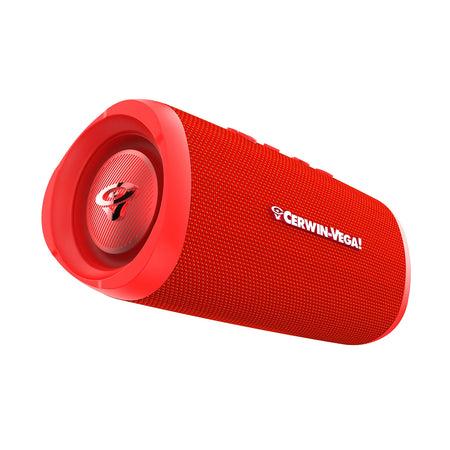 Cerwin Vega Mini Portable Bluetooth Tws Ipx4 Speaker With Strap 30w Rms Red | Formula