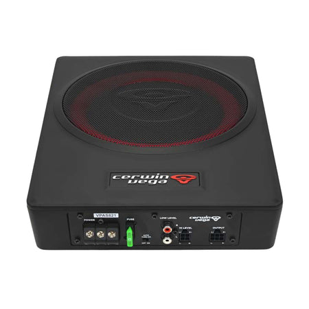 Cerwin Vega VPAS821 8-inch under-seat active subwoofer with slim profile