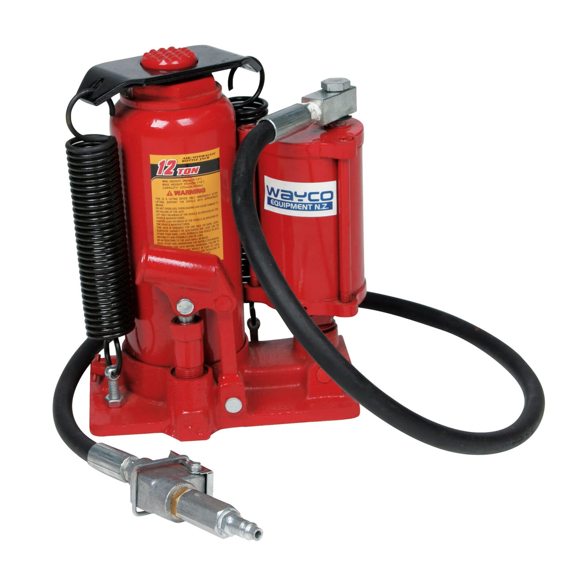 Wayco Air / Hydraulic Bottle Jack 12.0 Ton x 260mm min Height | Hobeca