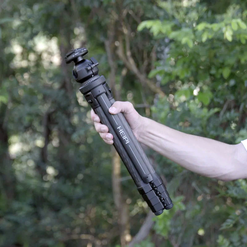 Heipi Vision 3-In-1 Carbon Fiber Travel Tripod 44.5cm / 1.35kg | Formula