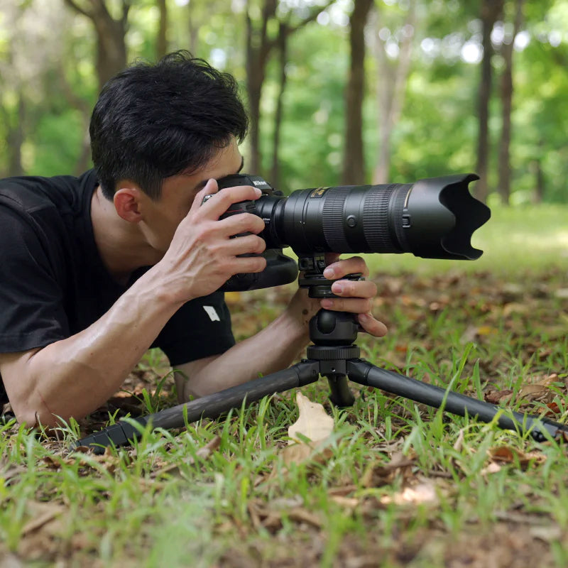 Heipi Vision 3-In-1 Carbon Fiber Travel Tripod 44.5cm / 1.35kg | Formula