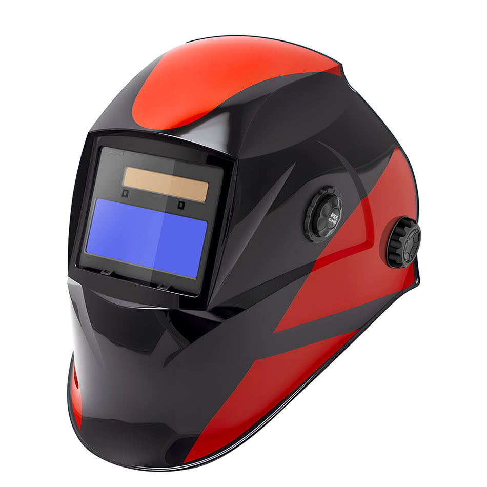 Weldco Auto Darkening Welding Helmet – Red/Black | Alltrade
