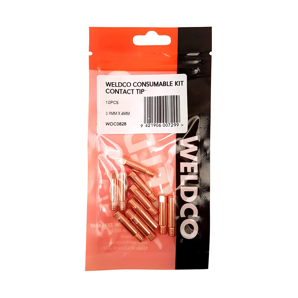 Weldco Contact Tip 10pc 0.6mm X 6mm MB15 | Alltrade
