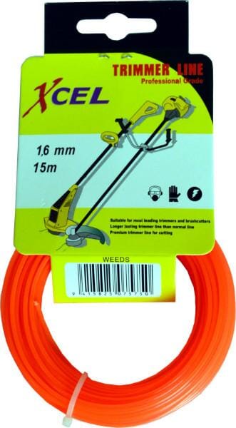 Xcel Weed Trimmer Line - Orange 15m 1.6mm