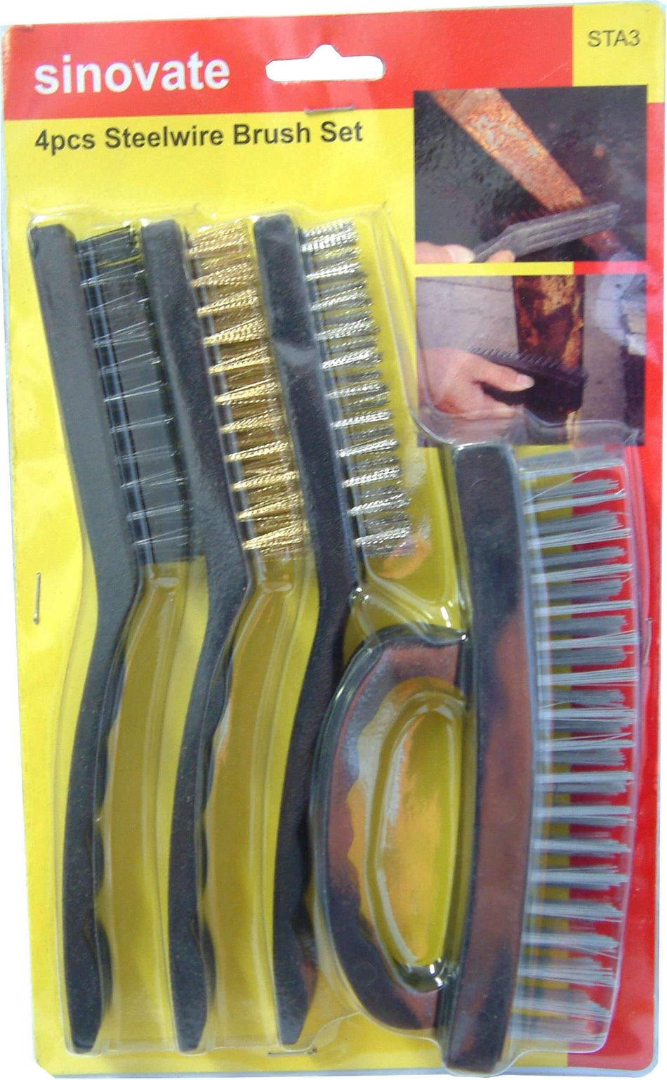 Sinovate Wire Brush Set 4pce