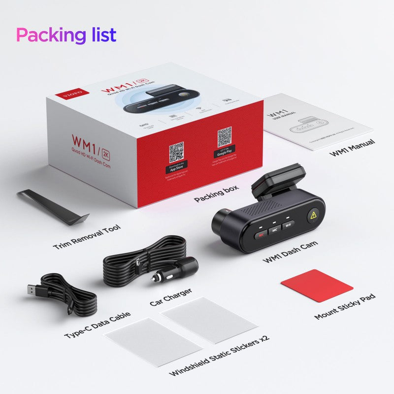 Viofo Dashcam 2k Wm1 With Sony Starvis Imx335 Sensor | Formula