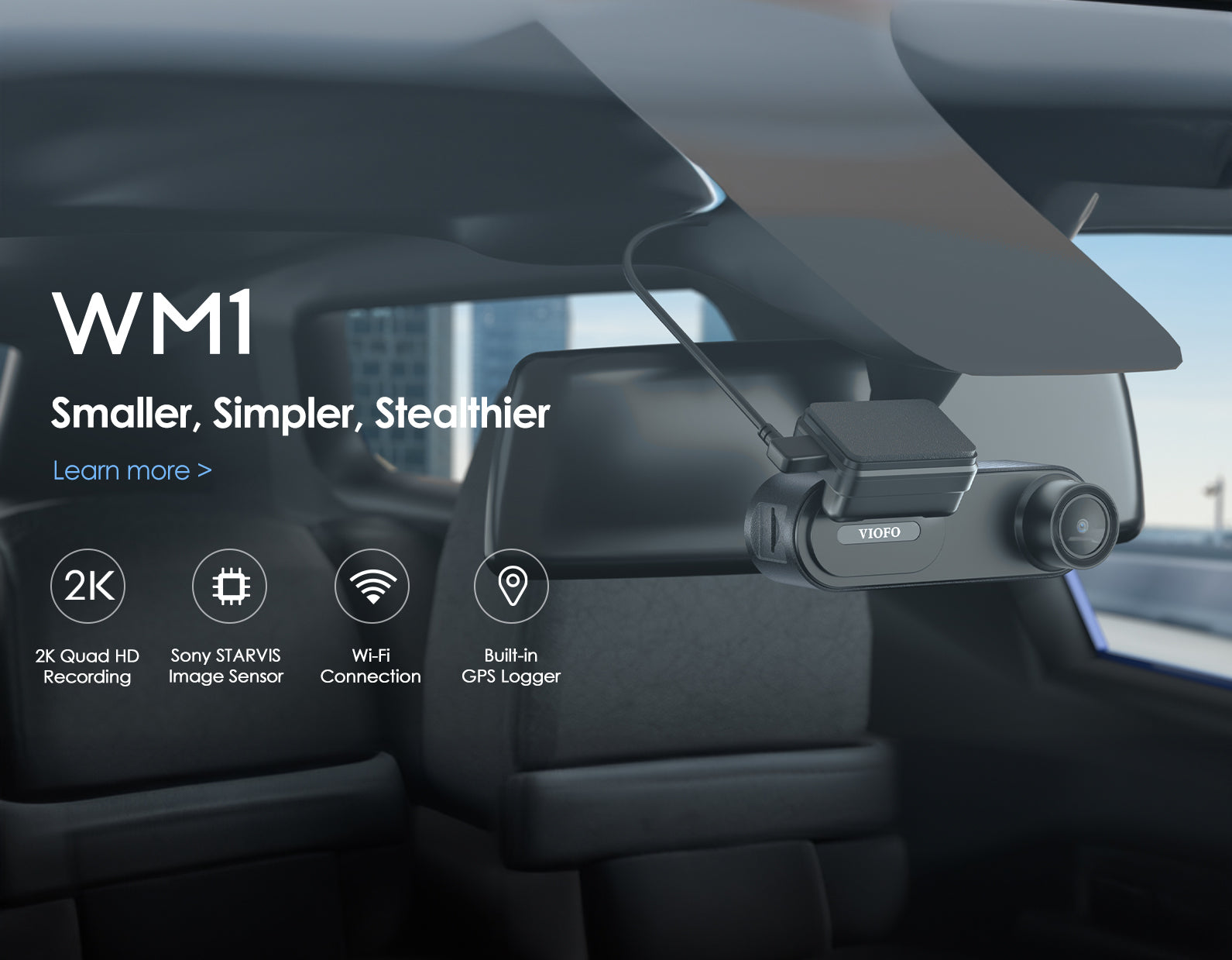Viofo Dashcam 2k Wm1 With Sony Starvis Imx335 Sensor | Formula