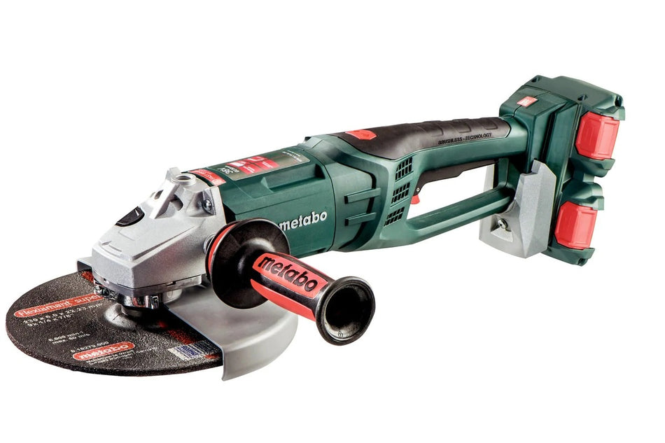 Metabo 18V x 2 (36V) 230mm Angle Grinder with Paddle Switch Brake & Carry Case - BARE TOOL