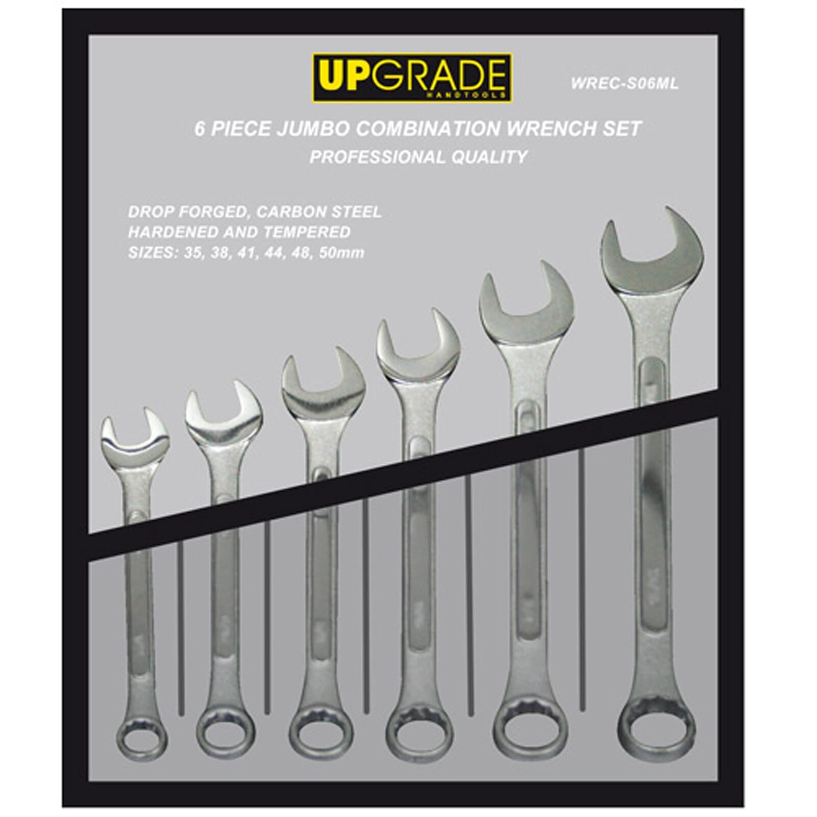 Upgrade 1253V Combination Wrench Set 35-50mm 6pc | Hobeca