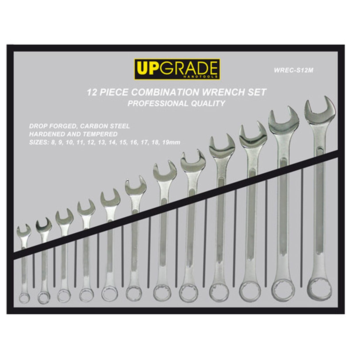 Upgrade WSWRC-CM120 Combination Wrench Set 8-19mm 12pc | Hobeca