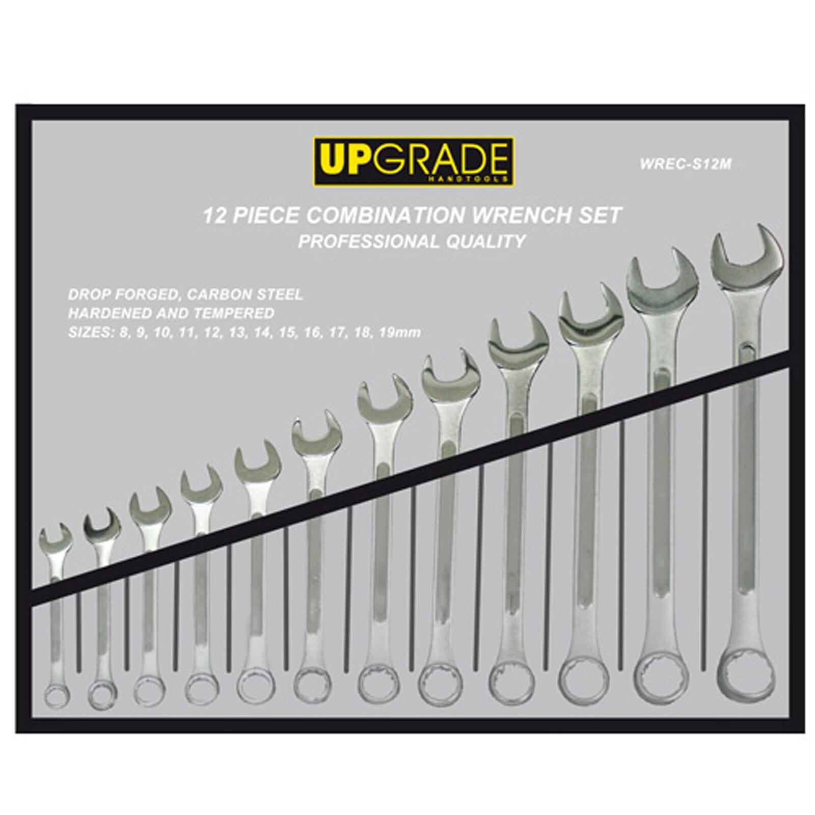 Upgrade WSWRC-CM120 Combination Wrench Set 8-19mm 12pc | Hobeca