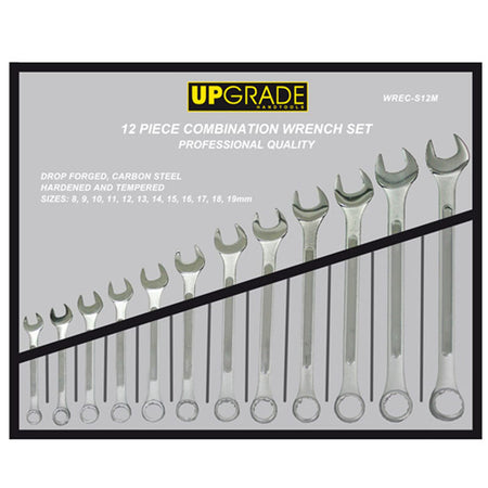 Upgrade WSWRC-CM120 Combination Wrench Set 8-19mm 12pc | Hobeca