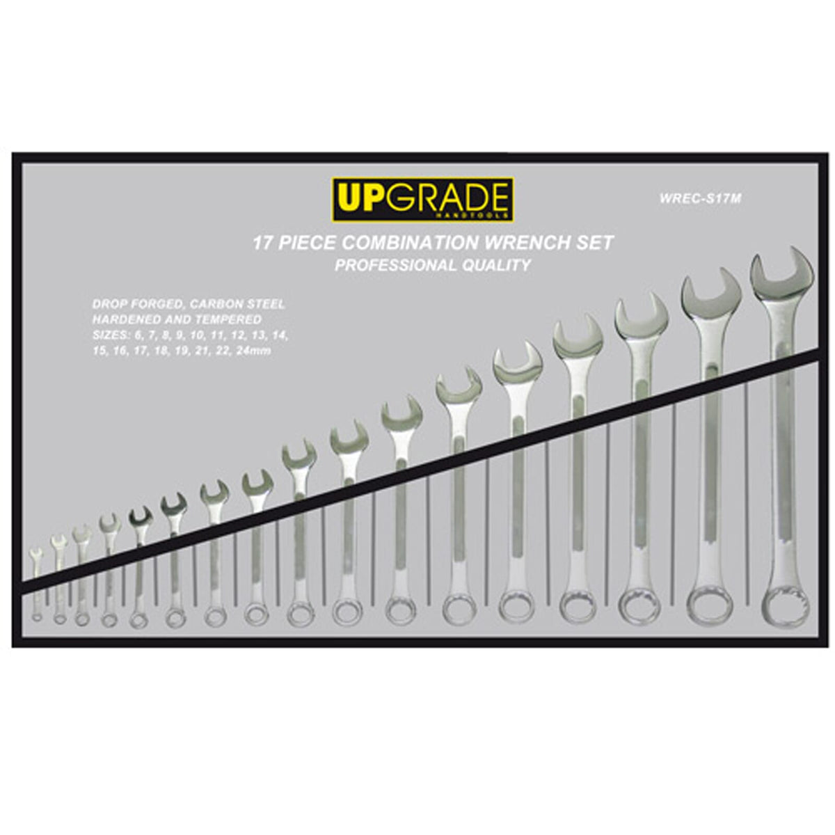 Upgrade WSWRC-CM170 Combination Wrench Set 6-24mm 17pc | Hobeca