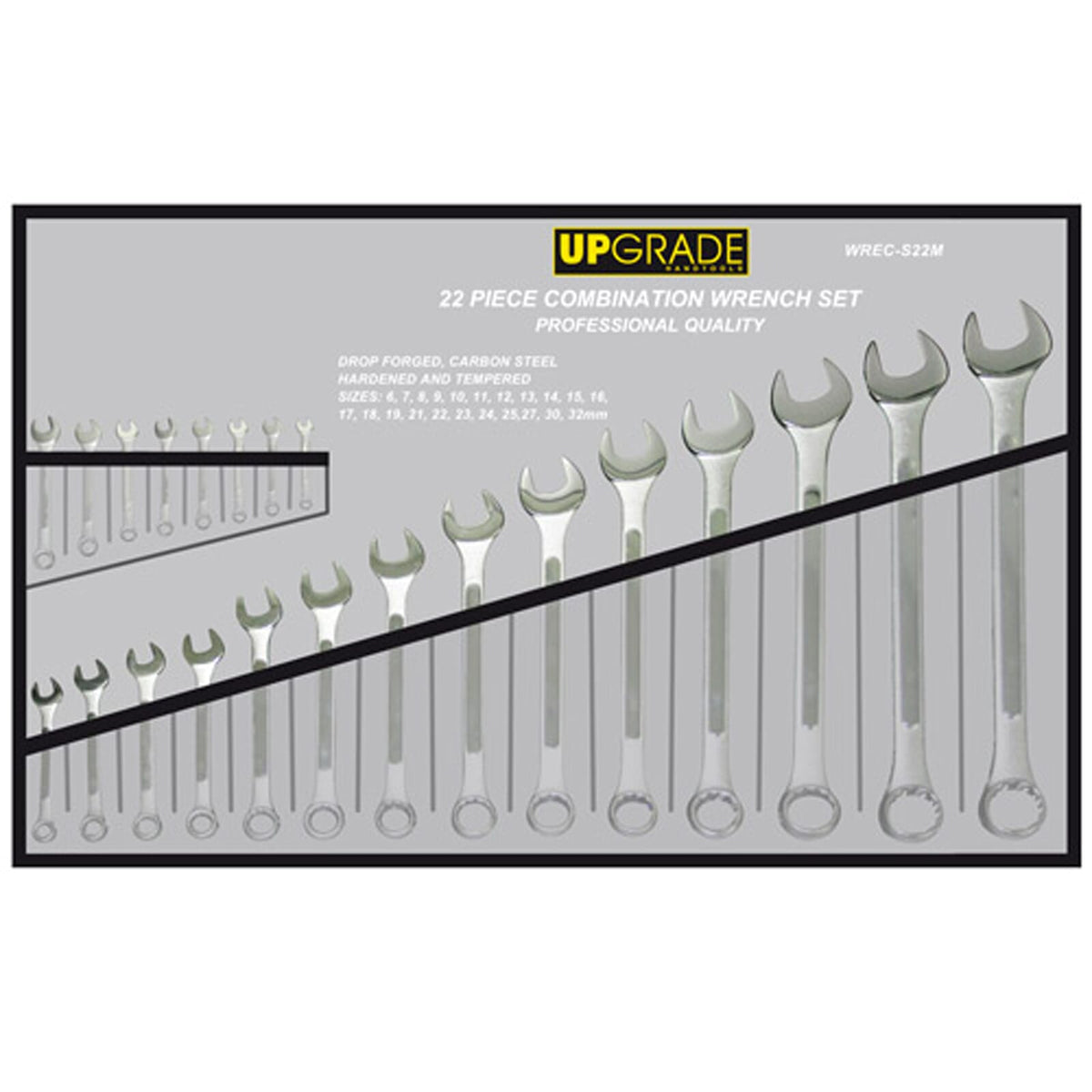 Upgrade WSWRC-CM220 Combination Wrench Set 6-32mm 22pc | Hobeca