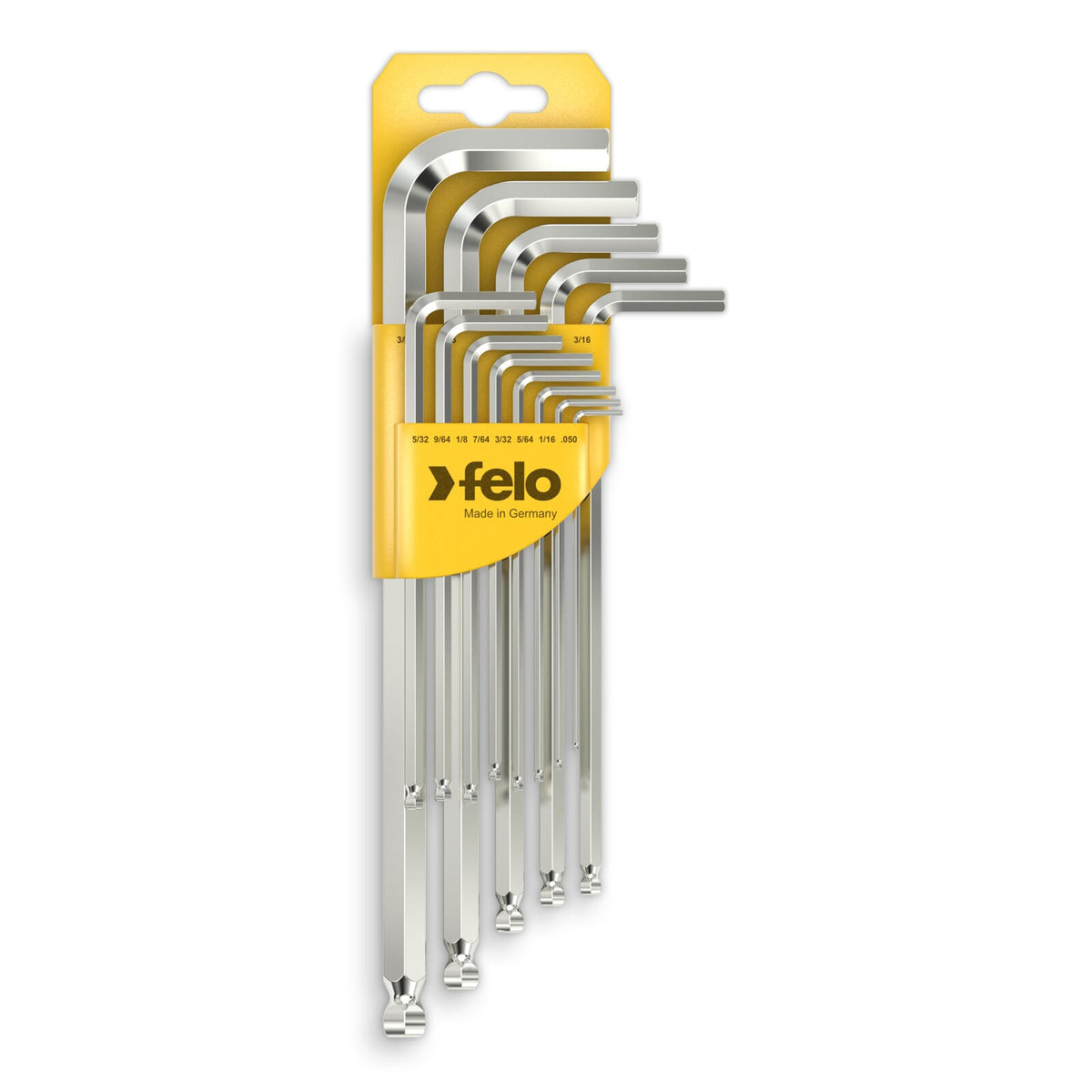 Felo BLX13 Ballpoint Hex Key Set 13pc .05-3/8" | Hobeca