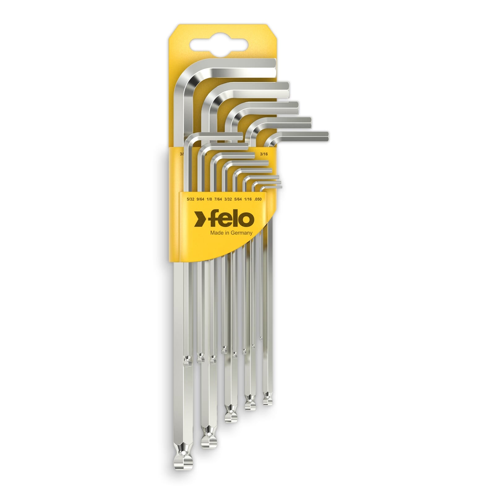 Felo BLX13 Ballpoint Hex Key Set 13pc .05-3/8" | Hobeca