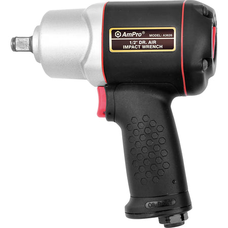 AmPro A3626 Air Impact Wrench 1/2" Twin Hammer | Hobeca