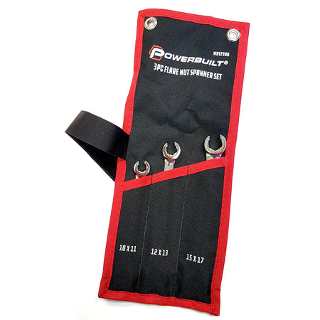 Clearance - Powerbuilt 3pc Flare Nut Spanner Set | Alltrade