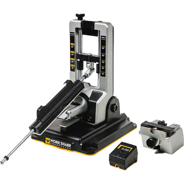 Worksharp Professional Precision Adjust Knife Sharpener with metal base and digital angle indicator
