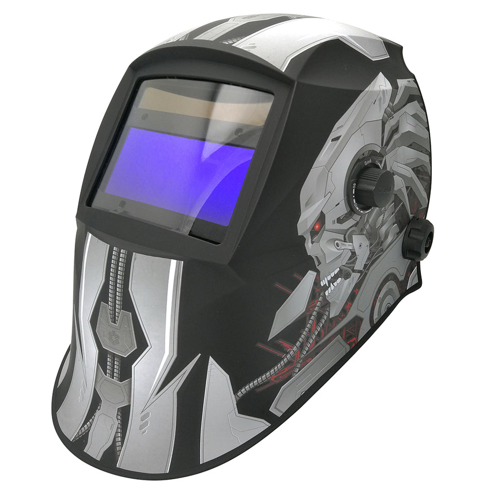 Platinum Dusky Robot (Matt) Welding Helmet