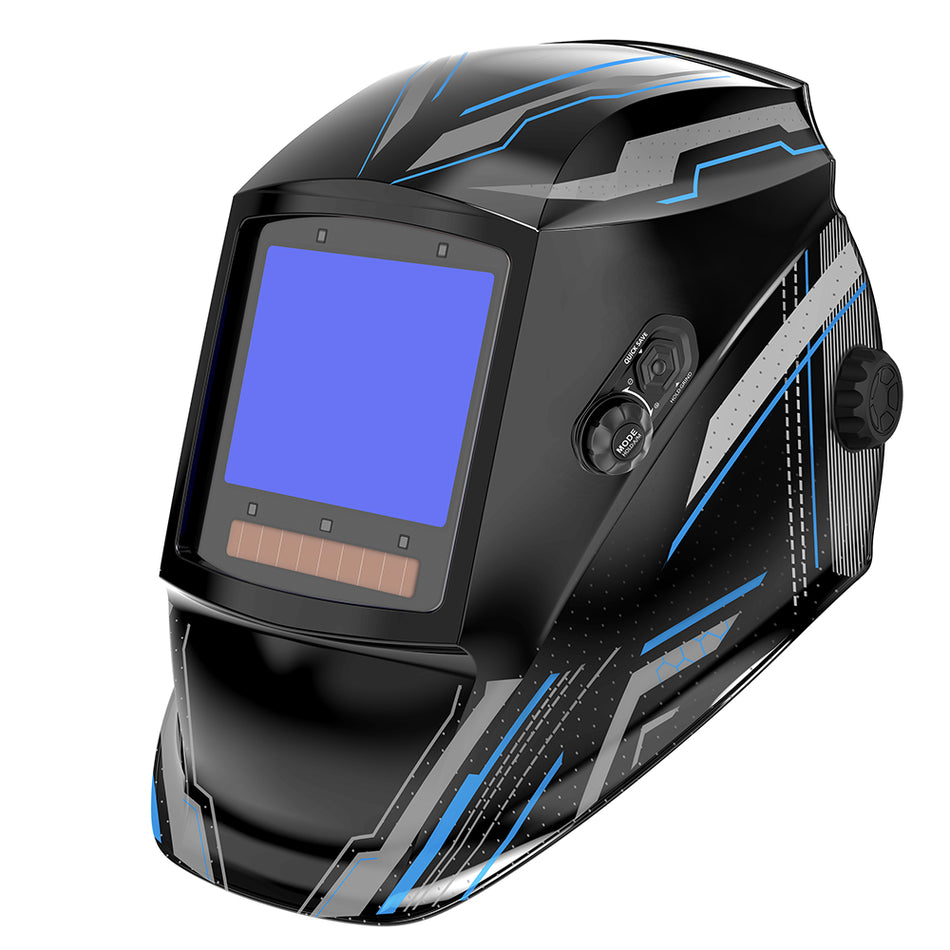 Weldsafe Welding Helmet Titanium Blue Volt