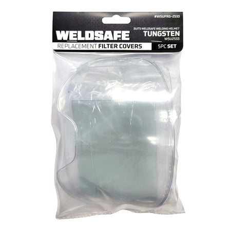 Weldsafe 5Pk Spare Filter Covers Ex Tungsten WSU2533 | Alltrade
