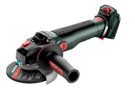 Metabo 18V Brushless 125mm Inox Angle Grinder w/ Brake, Speed Control, & Quick-Locking Nut - Bare Tool