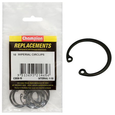 Champion 1-1/8in Imperial internal Circlip -10pk | ISL
