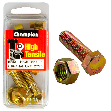 champion 1 1 4in x 7 16in set screw nut b gr5 1