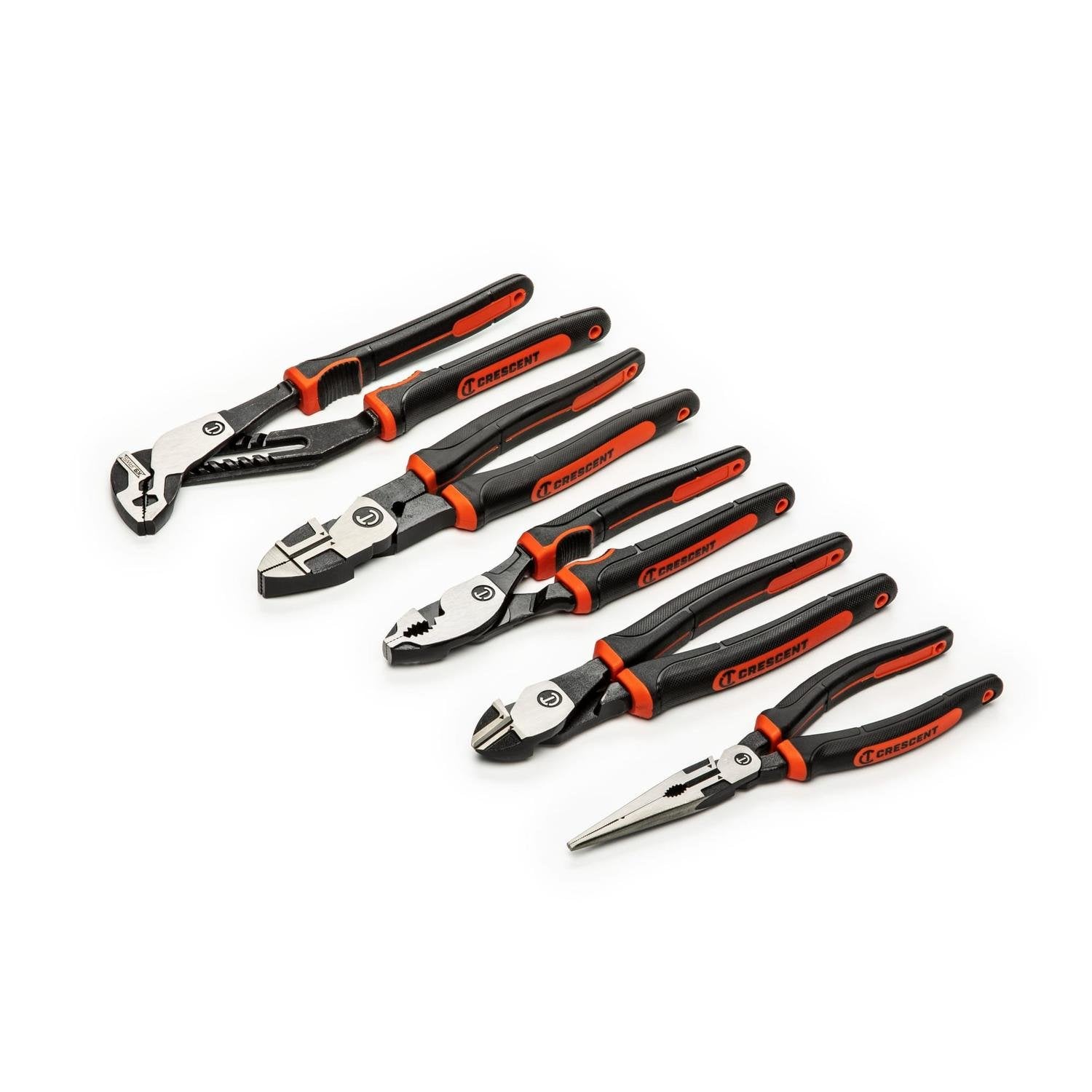 Crescent 5 Piece Z2 Mixed Dual Material Plier Set | Accent Tools