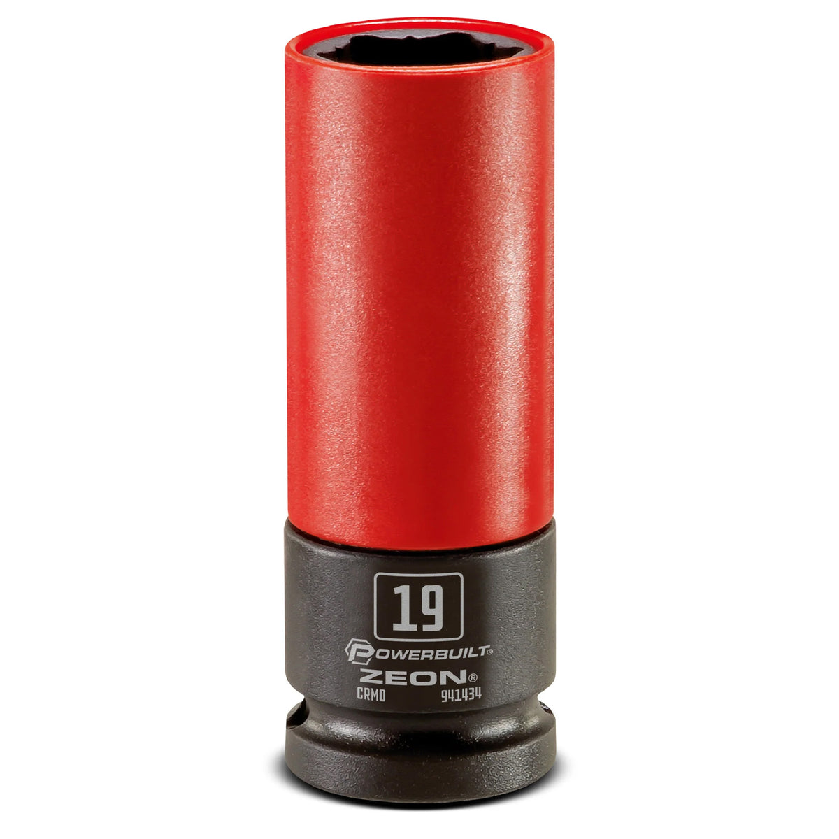 Powerbuilt 1/2” Dr 19mm 6pt ZEON Wheel Nut Impact Socket | Alltrade