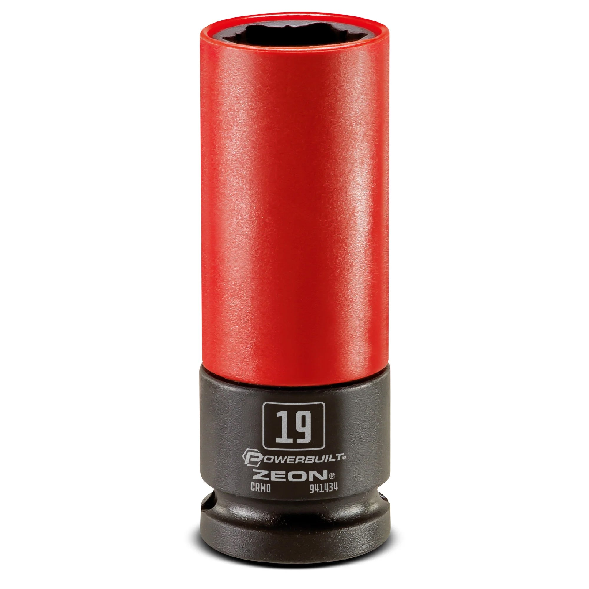 Powerbuilt 1/2” Dr 19mm 6pt ZEON Wheel Nut Impact Socket | Alltrade
