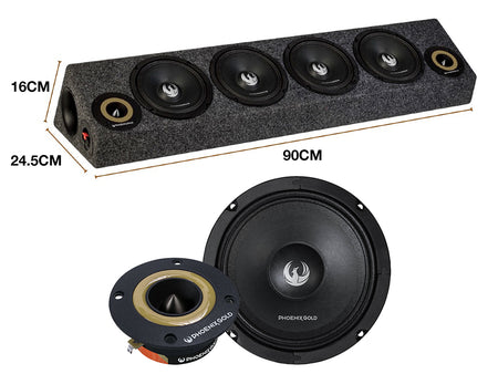 Phoenix Gold Speakers And Box 1520w Max High Spl Audio | Formula