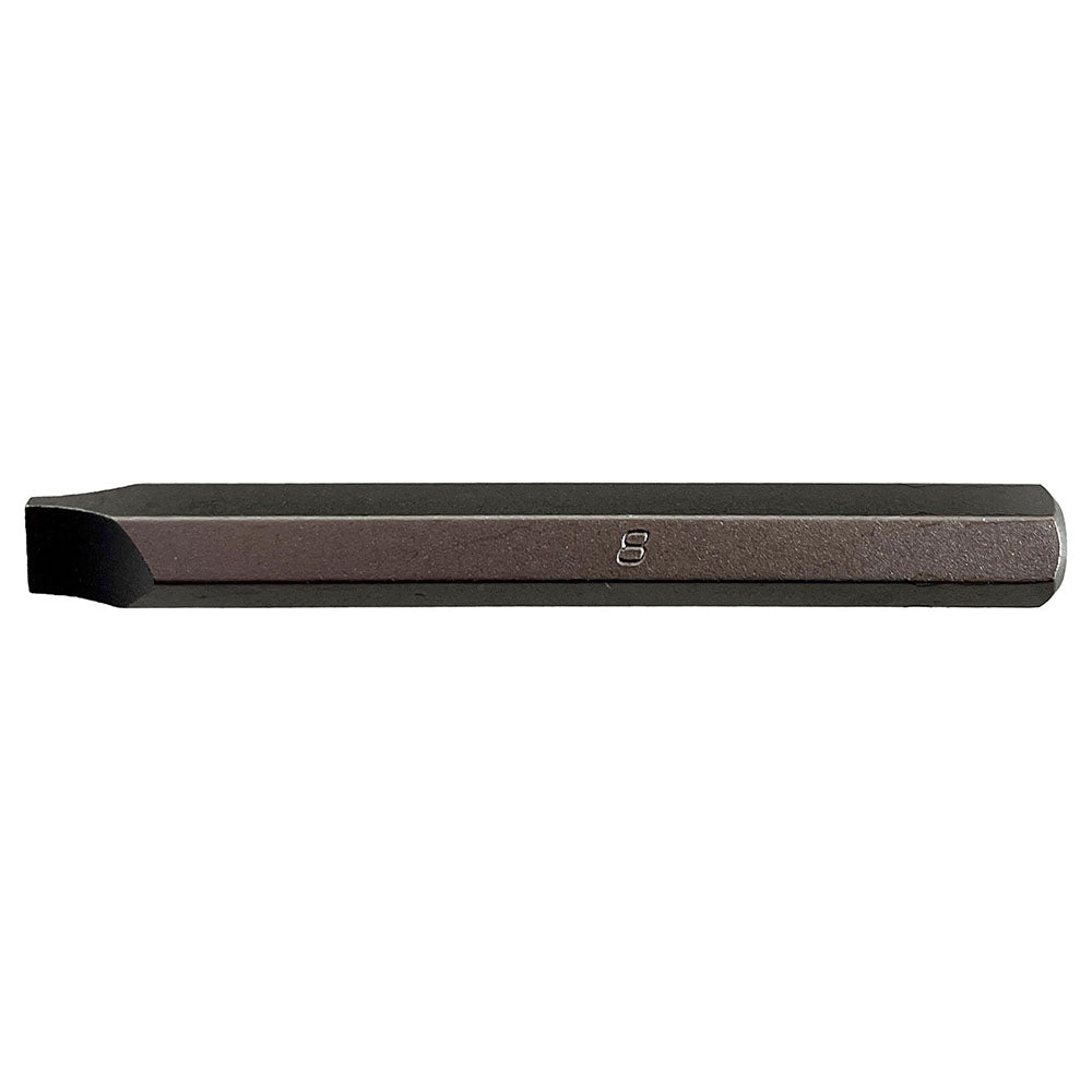80mm x 5/16" 8mm Slotted Impact Bit Ex WBT0436 | Alltrade