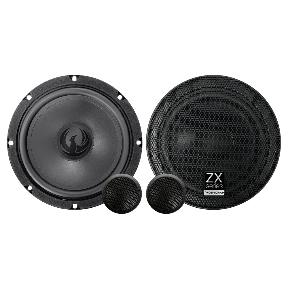 Phoenix Gold Component Speakers 6.5” Midrange Woofers 60w/120w With 1” Tweeters 20w/40w | Formula