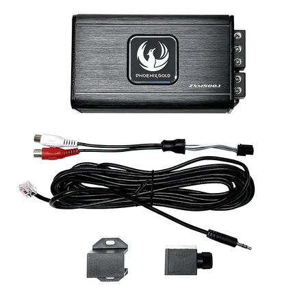 Phoenix Gold Zxm500.1 Mono Mini-Amp 1 Ohm Stable 230w @ 4 Ohm / 360w @ 2 Ohm / 500w Rms X 1 Ohm | Formula