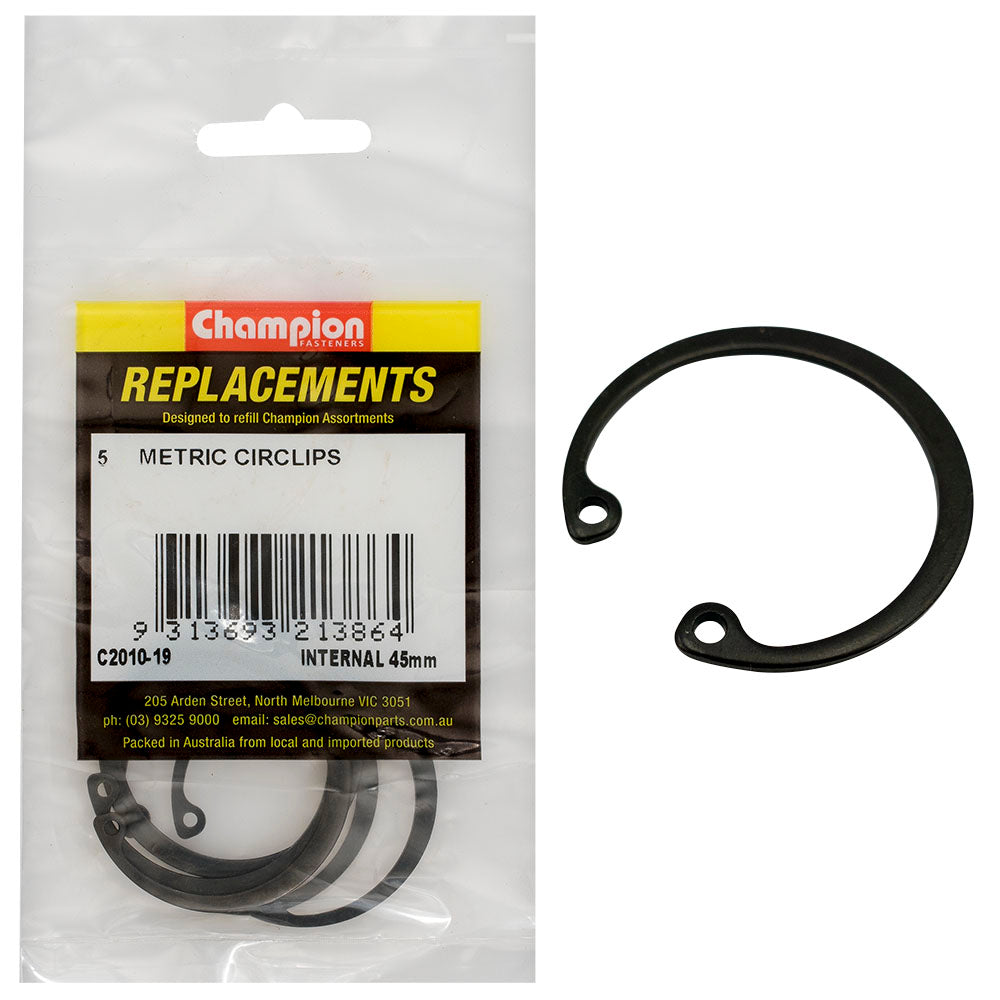 Champion 45mm internal Circlip -5pk | ISL