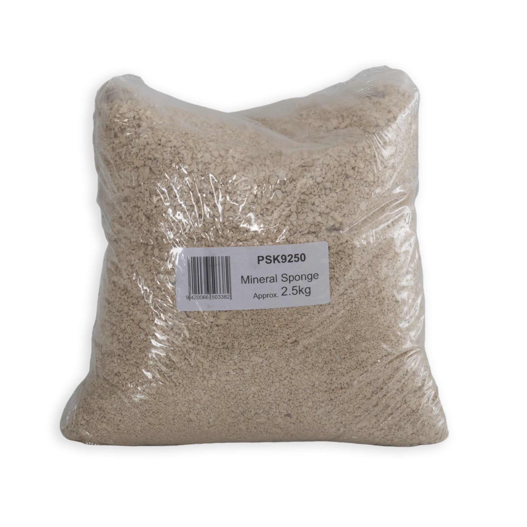 2.5kg bag of Esko mineral sponge zeolite absorbent