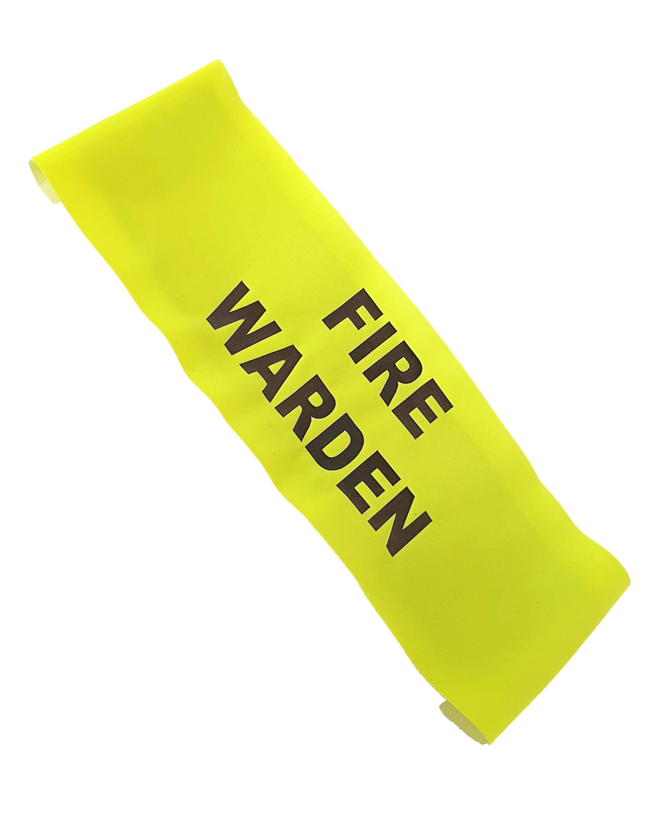 Fire Warden Arm Band with Velcro - Hi Vis Yellow | Esko