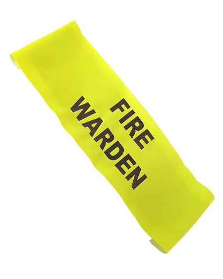 Fire Warden Arm Band with Velcro - Hi Vis Yellow | Esko