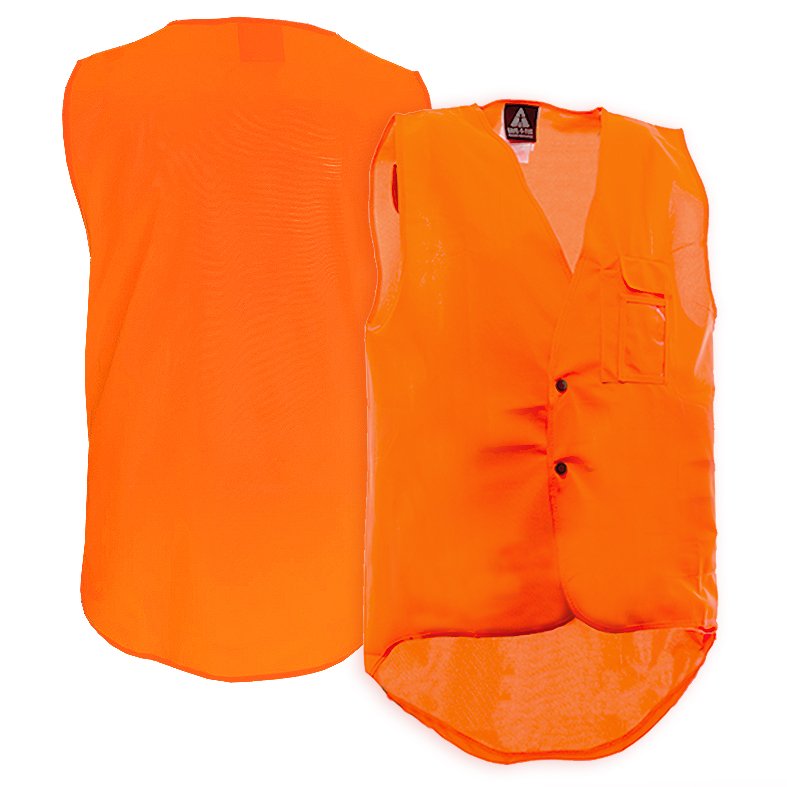 Clearance - Esko Hi Vis-Vest , Dome, Day Only, Orange-Size 2XL